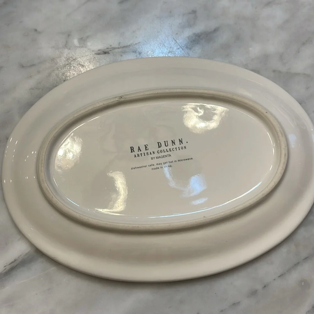 Rae Dunn Forever Wedding Rings Plate